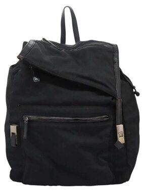 Gucci | Bags | Gucci Bamboo Backpack Suede Leather Black  display picture 1